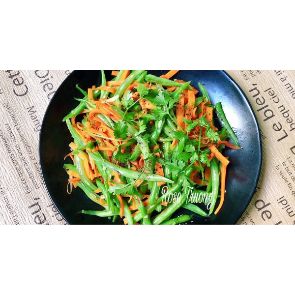 Đậu Que Xào Cà Rốt 